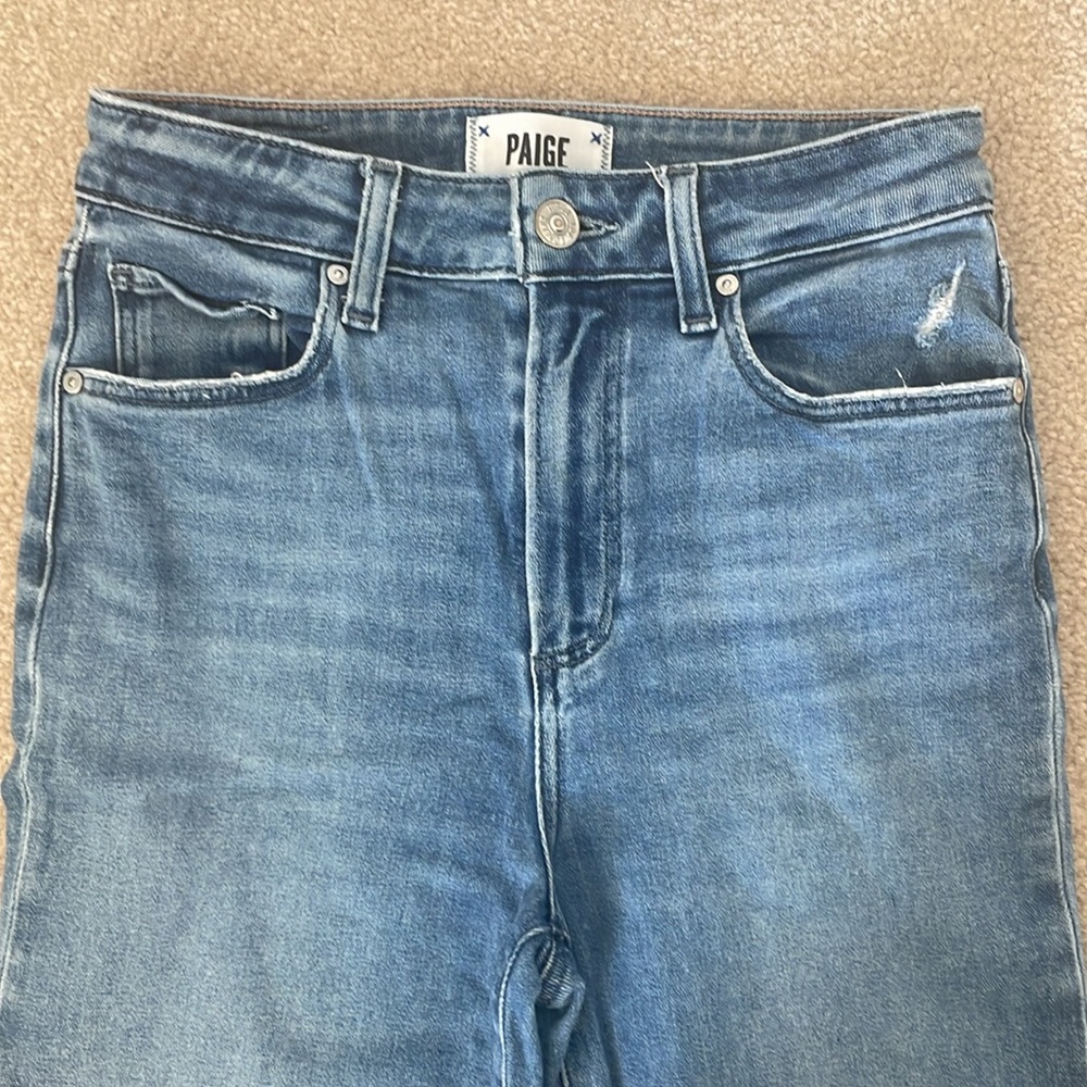 Paige Sarah High-Rise Slim Crop Jean Size 25 (size 2) - Picture 2 of 7